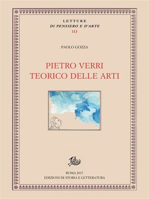 cover image of Pietro Verri teorico delle arti
